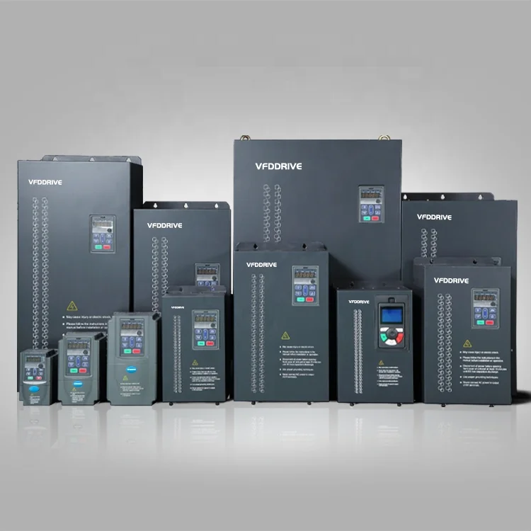 0.4kw-1600kw VFD 380v 3 Phase Variable Frequency Drive 1 Phase 220v Frequency Converter VFD Inverter Ac VFD Drive For Motor