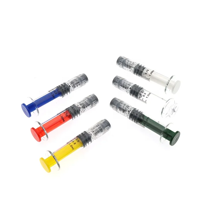 Sterile Oil Syringe with Plastic Metal Plunger 10ml 5ml 3ml 2ml 0.5ml Prefilled Luer Slip Luer Lock Glass Syringe 1ml