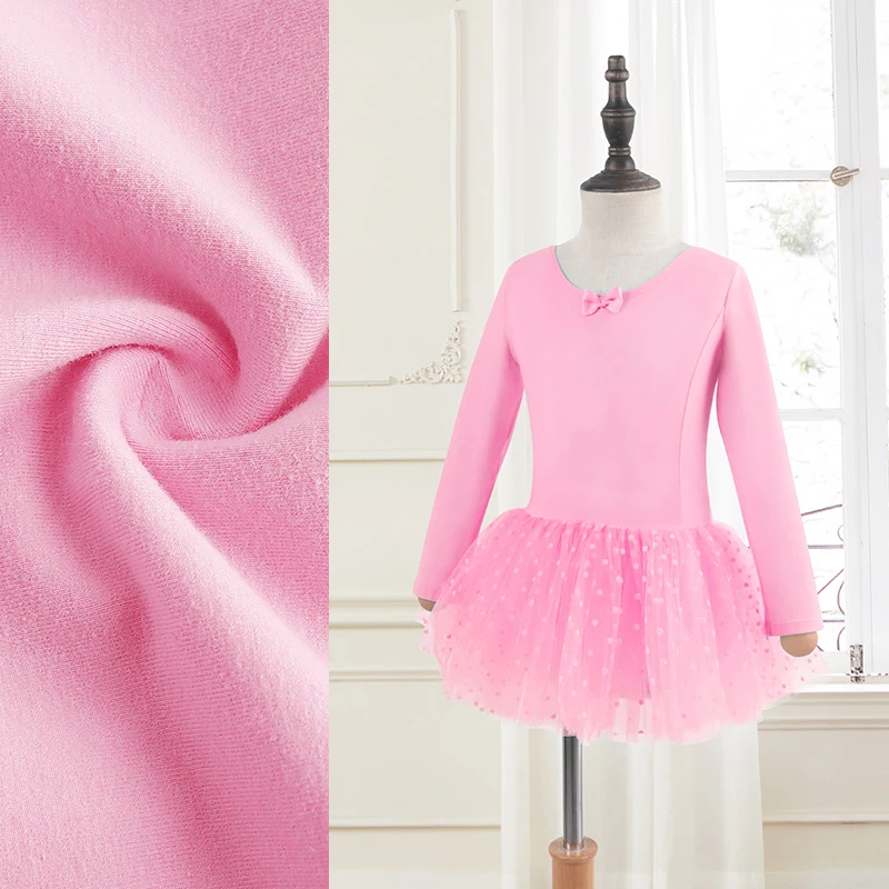 Kids Long Sleeve Ballet Tutu Dress Girls Pink Birthday Princess Dress
