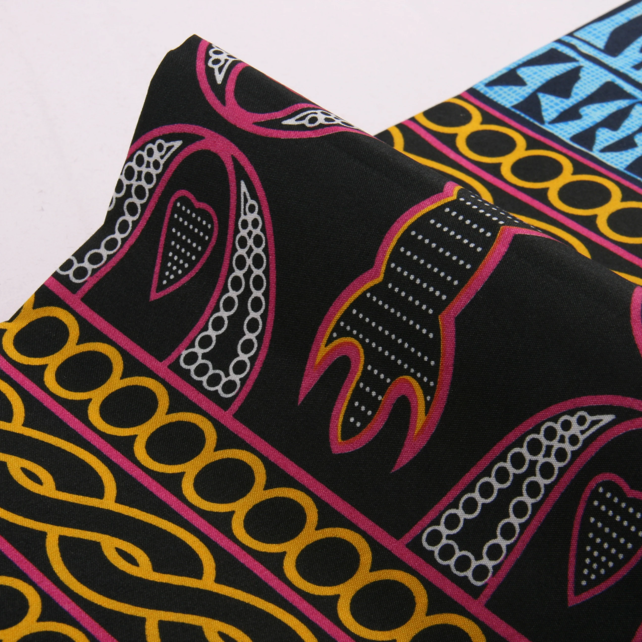 2022 hot sale 100%polyester African wax print fabric for dress