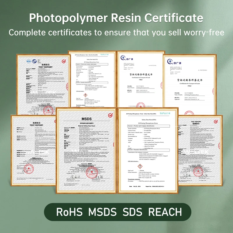 SUNLU 4k 6k 8k lcd dlp 3d printer photosensitive resin 405nm sla uver uv sensitive resin ABS like 3d resin