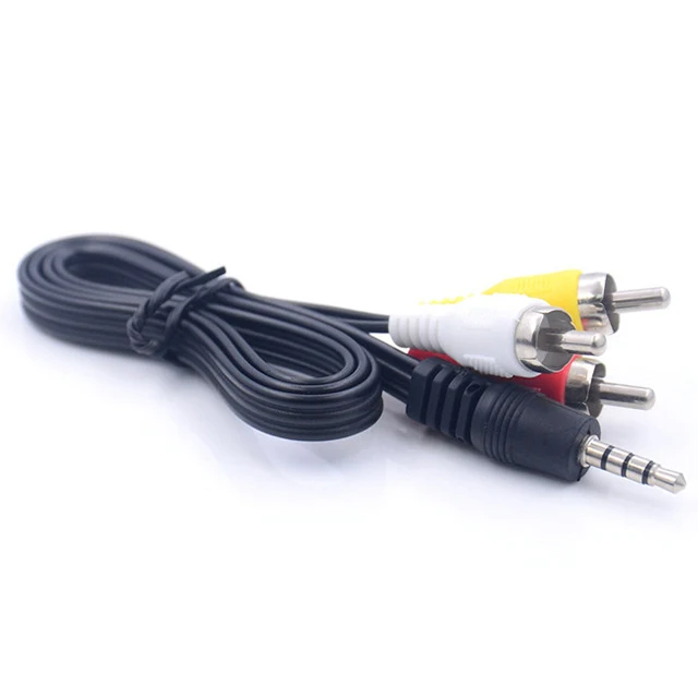 High Quality Customized Audio Cables Tin-plated Connector 3.5MM Male to Male RCA Cable