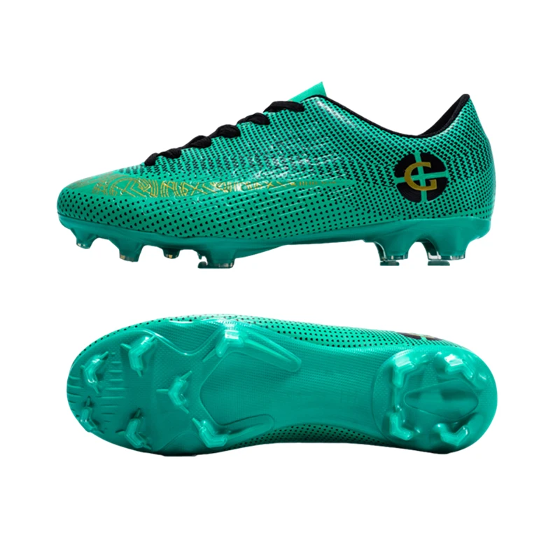 Wholesale professional manufacturing cheap football boots long spikes outdoor grass soccer shoes for men