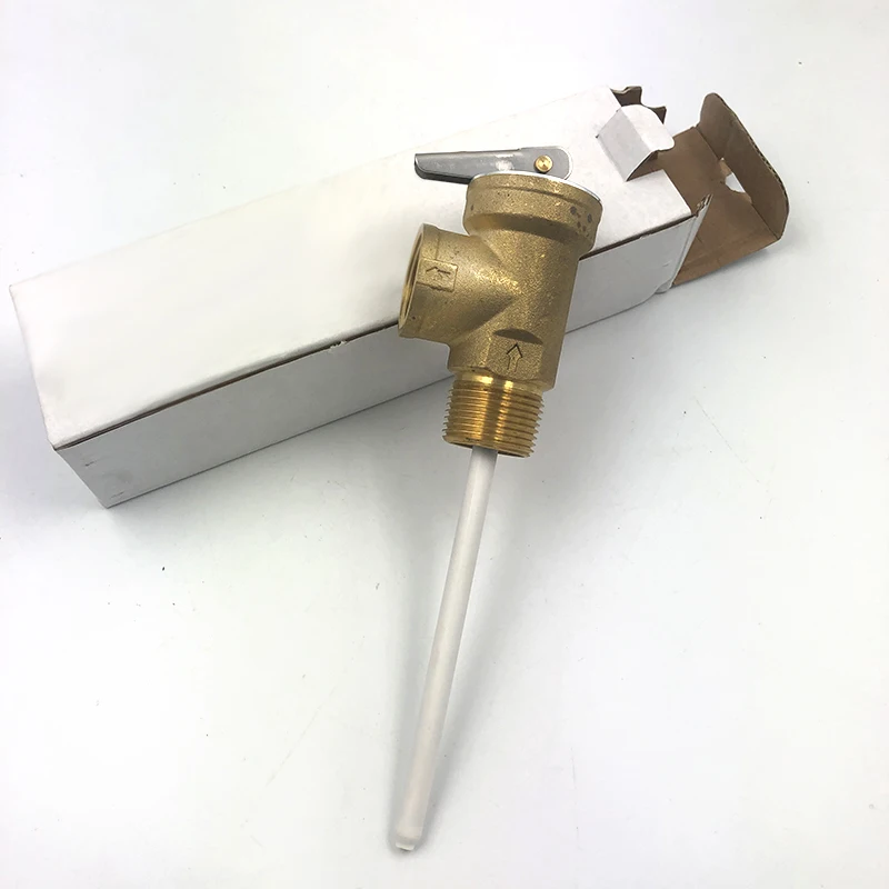 Pressure relief safety valve temperature and safety valve for solar water heater accessories
