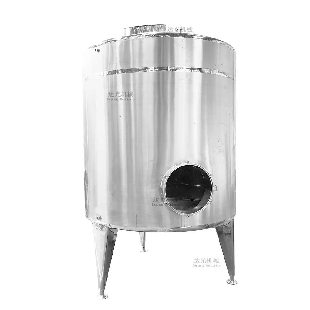 Custom-made stainless steel tank for cosmetics storage/tank with manhole mirror