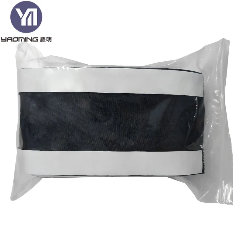 Customized Indoor Durable Reusable Soft Hook and Loop Carpet Cable Sleeve Cover Strip Wide Tape Rolls Hook 6 Inch Zipper Tape