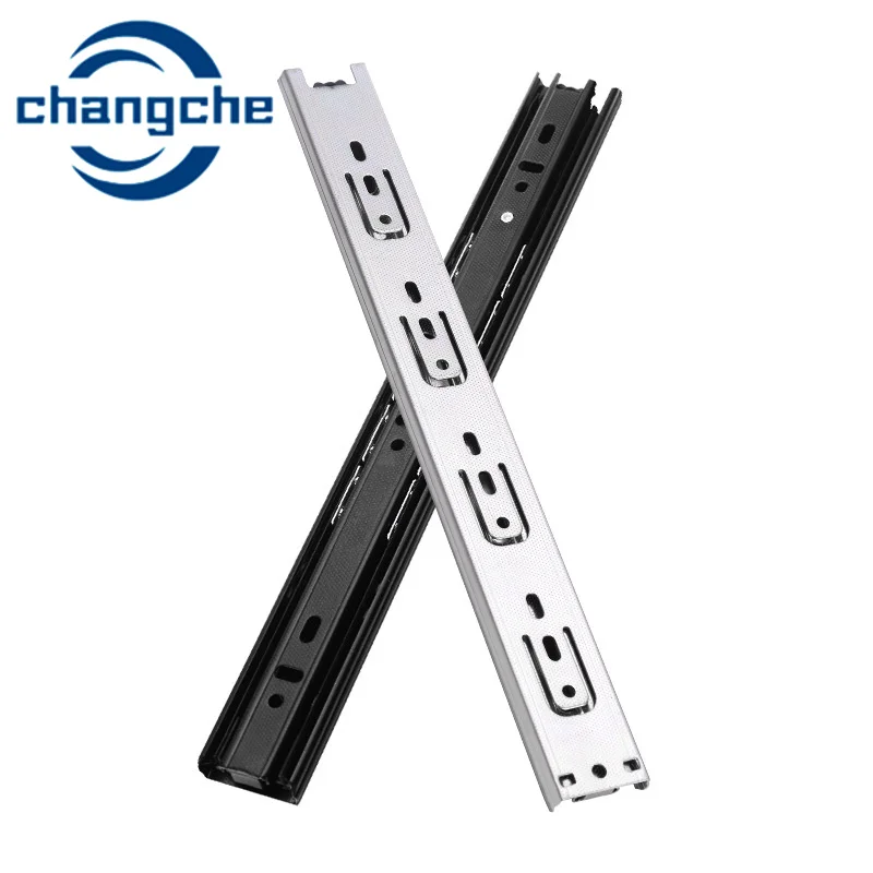 Drawer Slide Manufacturer Stainless Steel Ball Bearing Telescopic Channel Drawer Slide