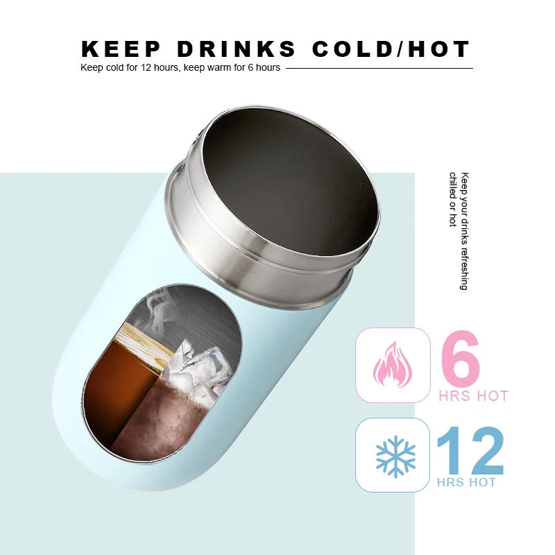 2024 Latest Summer 20oz 12 Hours Cold SS Beer Bottle and Can Cooler with Retractable Silicone Lid