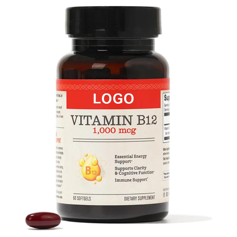 OEM ODM фруктовый вкус витамин B12 таблетки конфеты для поддержки нервной системы и энергетического обмена с GMP
