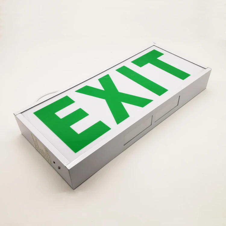 
Green white new design fashion creative indication led fire exit signs for safety 