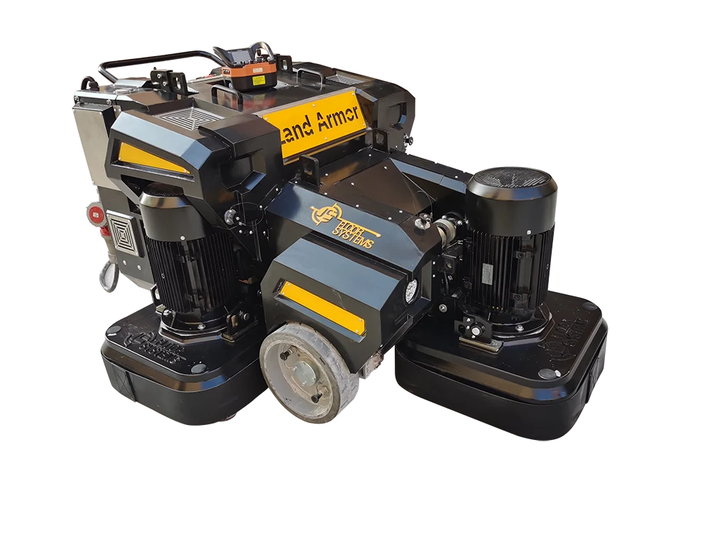 Land Armor concrete grinder remote floor grinding machine cement polisher
