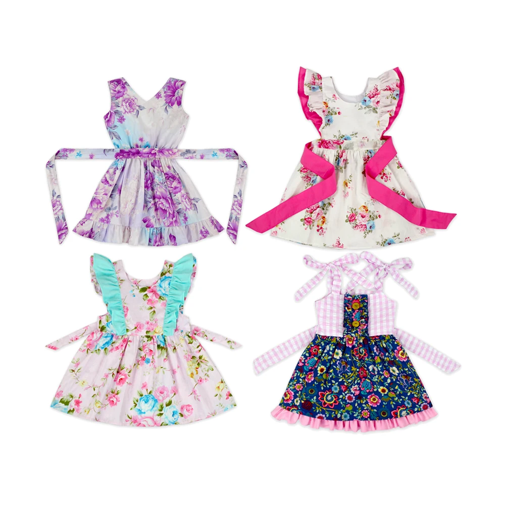 32 Idea For Australia Floral Cotton Digital Print organic baby clothes Short /sleeveless elegant girl dress  Customization