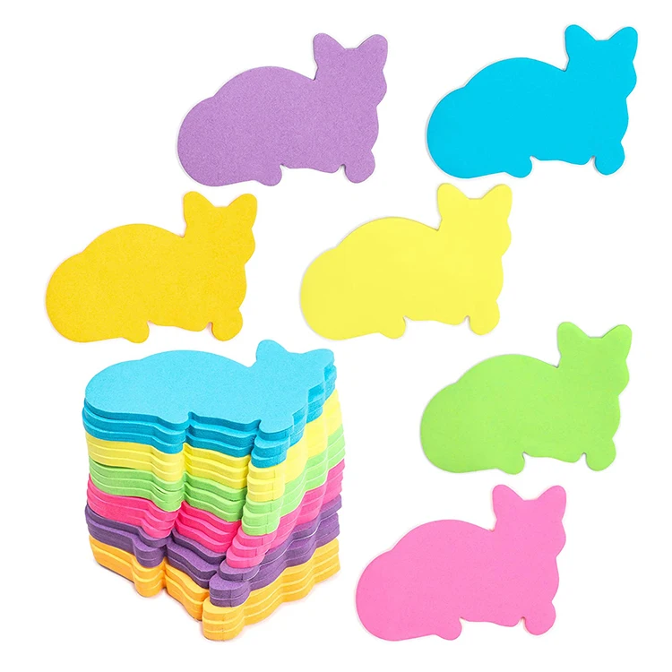 
6 Colors, 2.8 x 2.7 in,18 Pack Chat Shaped Sticky Notes Memo Notepad 
