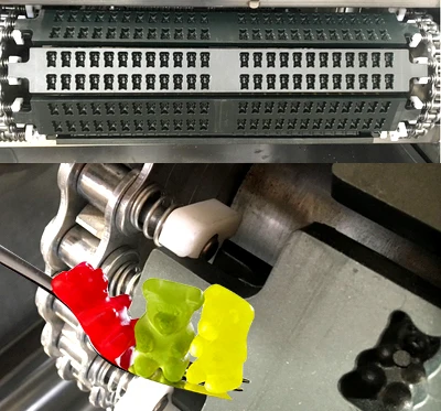 TG Brand customized non-sticky candy mould gummy candy mould hard and soft candy mould