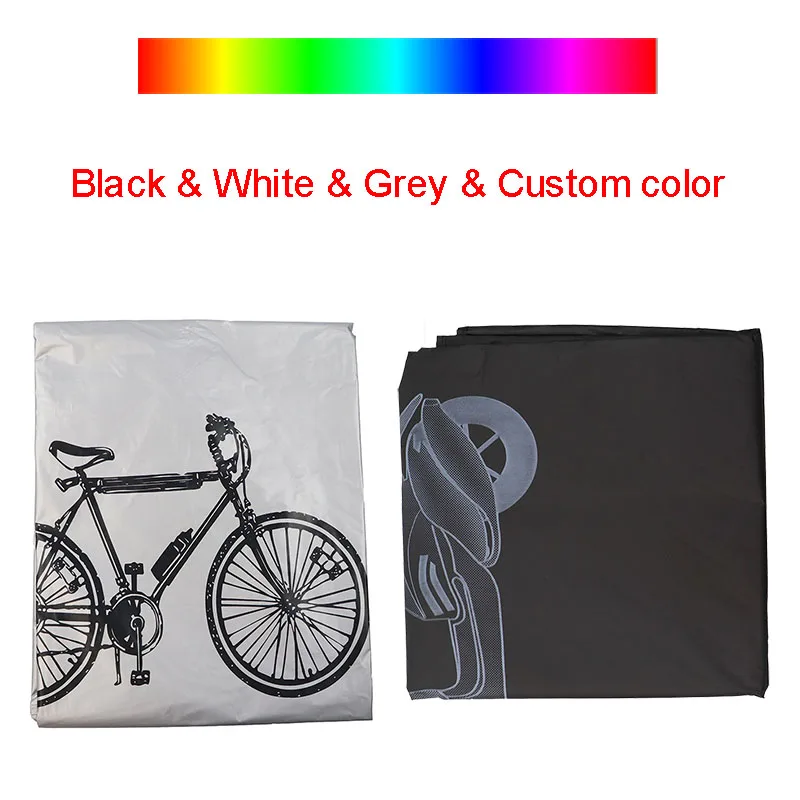 Heavy Duty Bicycle Protect Bike Waterproof Cover Protection From UV Rain Snow Dust All Weather Dust Resistant Black Grey White