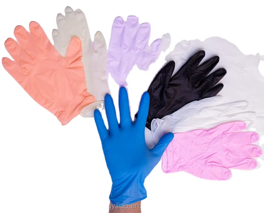 Customized Production 5 Mil 6 7 8 mil Nitrile Gloves