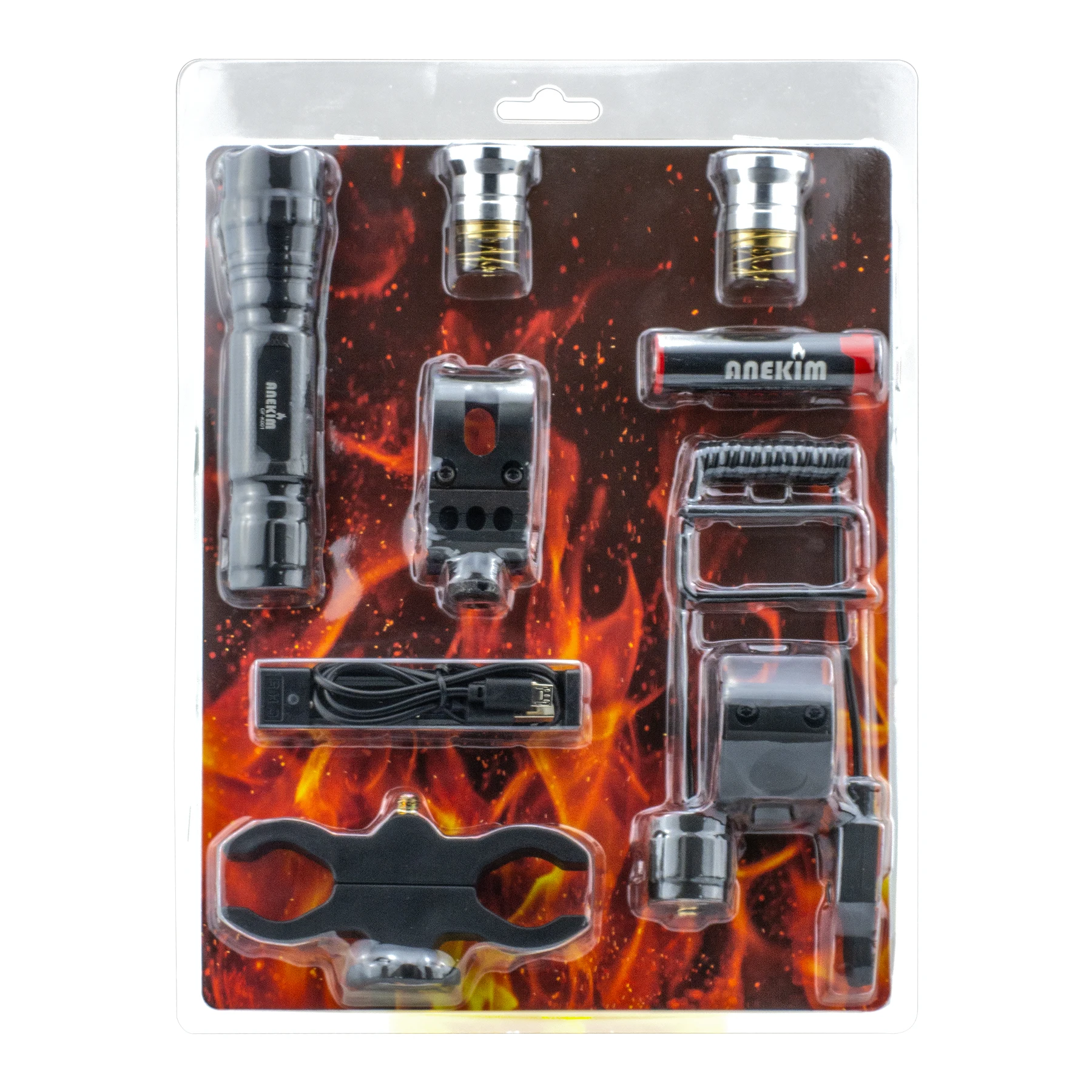 GF-K001 Green Red Hunting Flashlight Lighting White Light Tactical Light Kit New in 2022 Powerful Rechargeable LED Flashlights