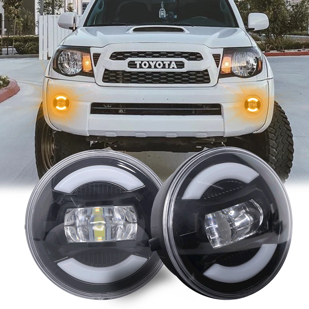 New Model Led Auxiliary Fog Light Kits 12V Fog Lamp For Toyota Tacoma 45W 6500K Fog Light For Tacoma 2005