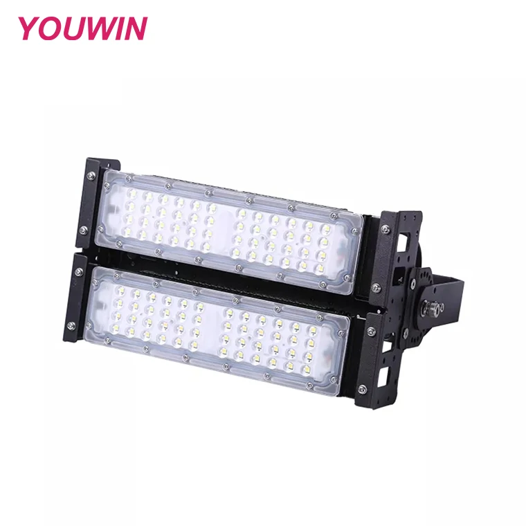 YOUWIN 100W LED Flood Lights Super Bright IP65 Waterproof Outdoor High Efficiency Customized Wholesale Aluminum Lamp Body