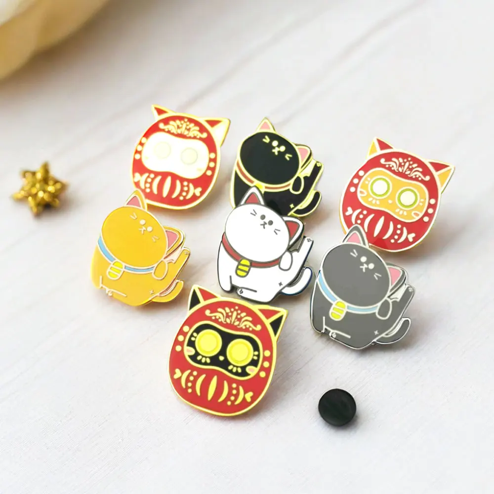 No Minimum Metal Cartoon Anime Pins Custom Wholesale Pines Lapel Pins Hard Enamel Hat Pin