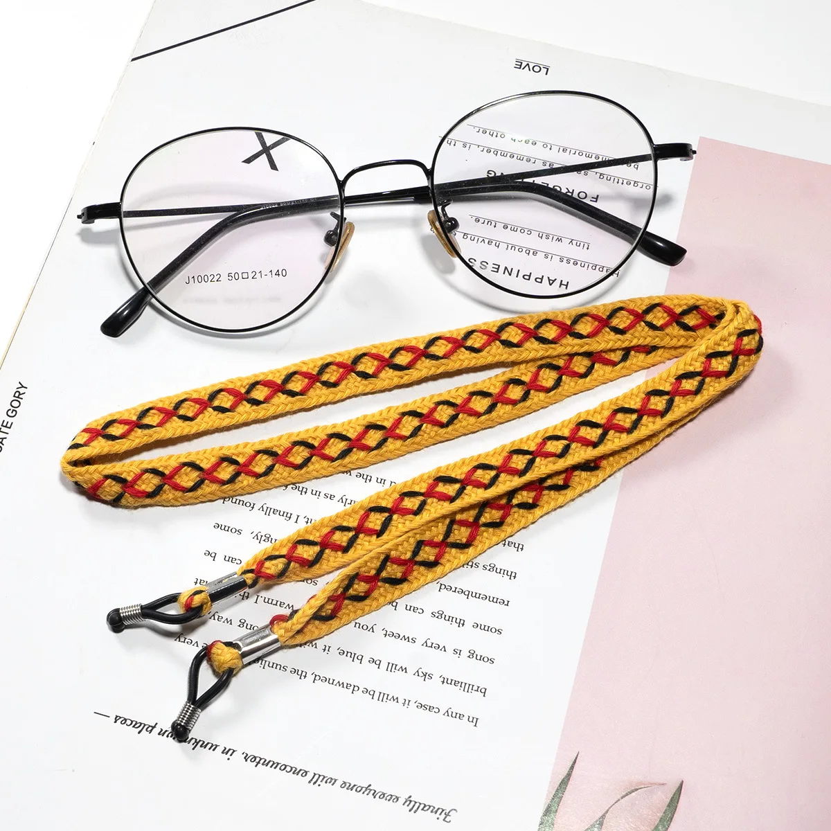 Glasses Chain Holders Ethnic Style  Eyewear Lanyard Retainer Cord Korea Style Vintage Sport Sunglasses Strap