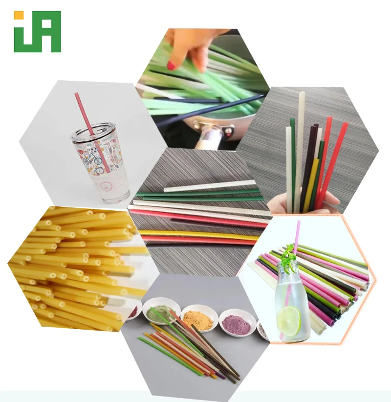 Cassava straw / biodegradable pla straw making machine machinery