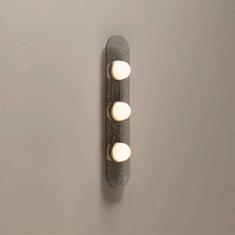 ZG  Indoor Modern Luxury Bedroom Bedside Staircase Light Vintage Glass Lamps indoor Luminaire