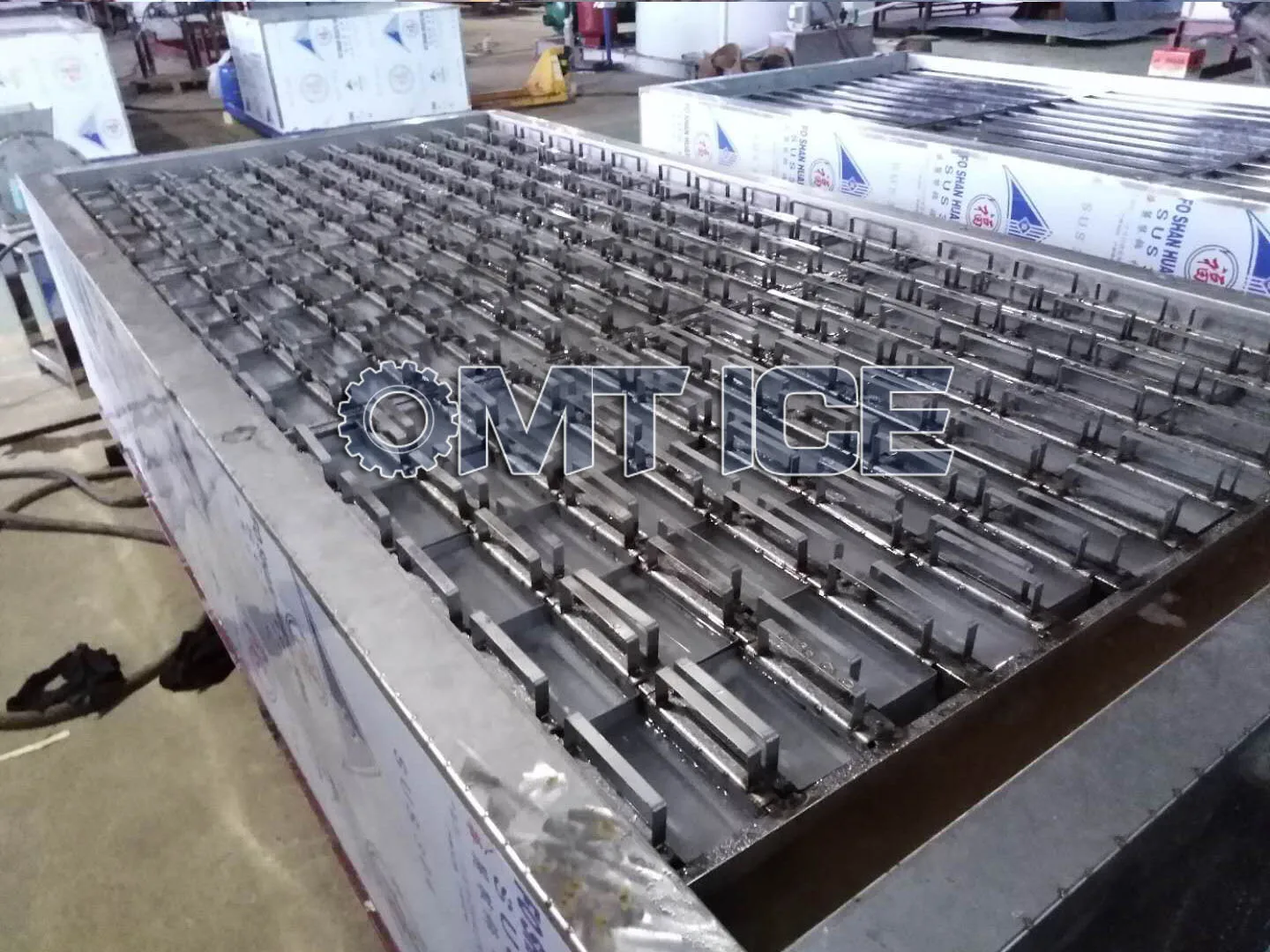 4000 kgs salt water block ice maker  suitable for ice workshop