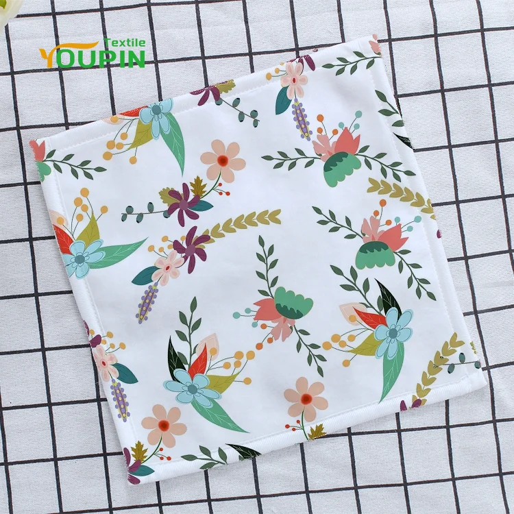 Polyester Cotton Hand Towels 15x15cm 20x20cm 25x25cm 30x30cm 35x35cm Sublimation White Washcloth for Children