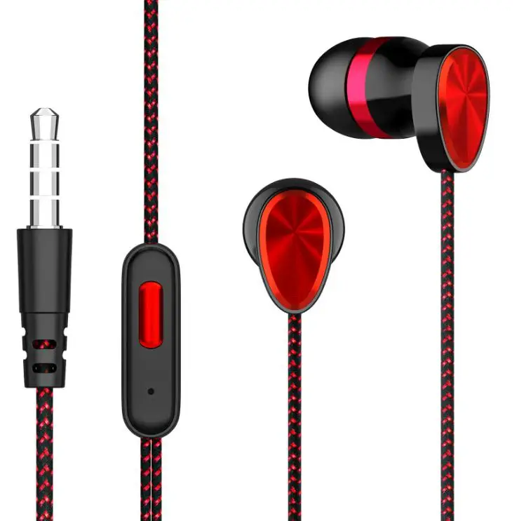 
Best Selling 3.5 mm In-Ear Headset Deep Bass Sound Headphone Electroplate Earphones for Sports 