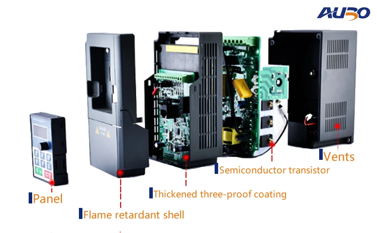 Factory AVF5100-4T-7.5G/11P-B 7.5kw 380v Variable Frequency Drive Inverter Motor Speed Control 380v 3 Phase Frequency Converter
