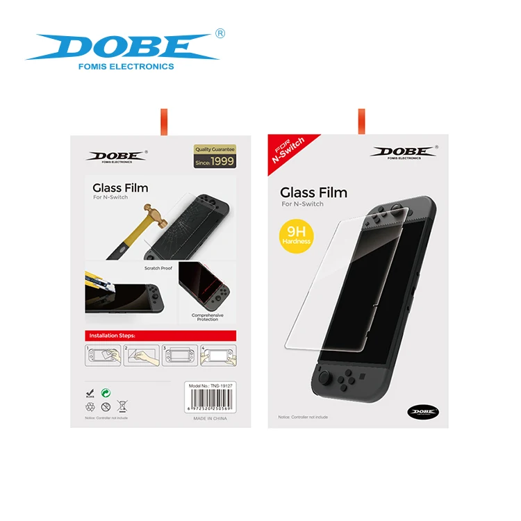 DOBE Factory Direct Supply Screen Protector Tempered Glass 2 pcs fit for Nintendo Switch Console
