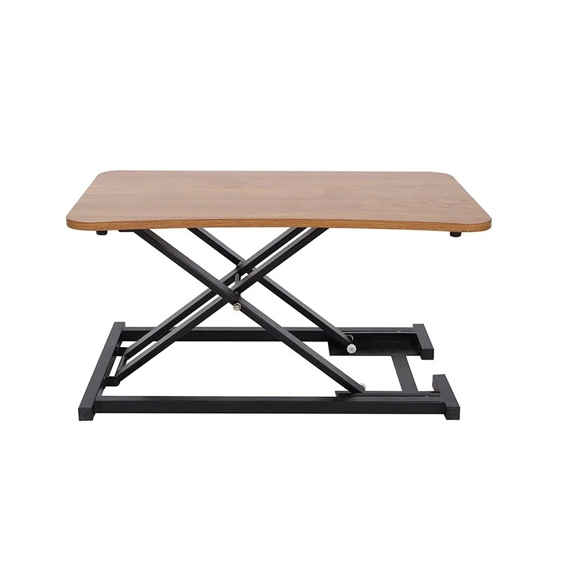 2024 Youtai Wholesale Minimalist Adjustable Height Laptop Table  Iron Frame Legs Computer Desk Folding Computer Table