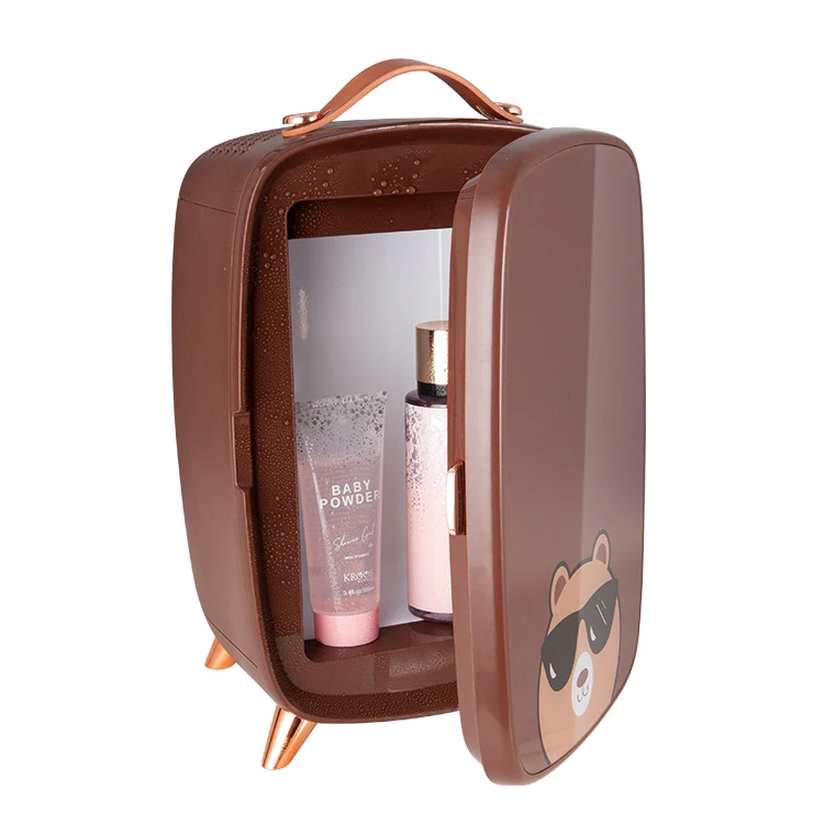 customizable color 6l home use electric skincare fridge for cosmetic portable refrigerator