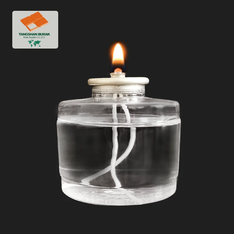 45hr liquid paraffin oil candle lamp Fuel cell with PET bottle