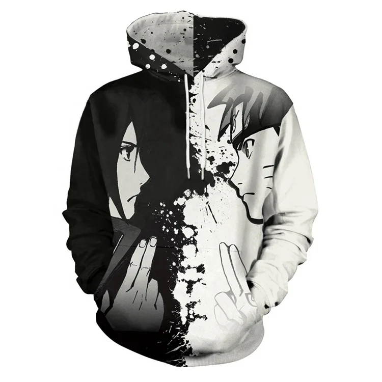 
Fashion Personality Long Sleeve 3D Digital Printing Polyester Sweatshirt Anime Hoodie 