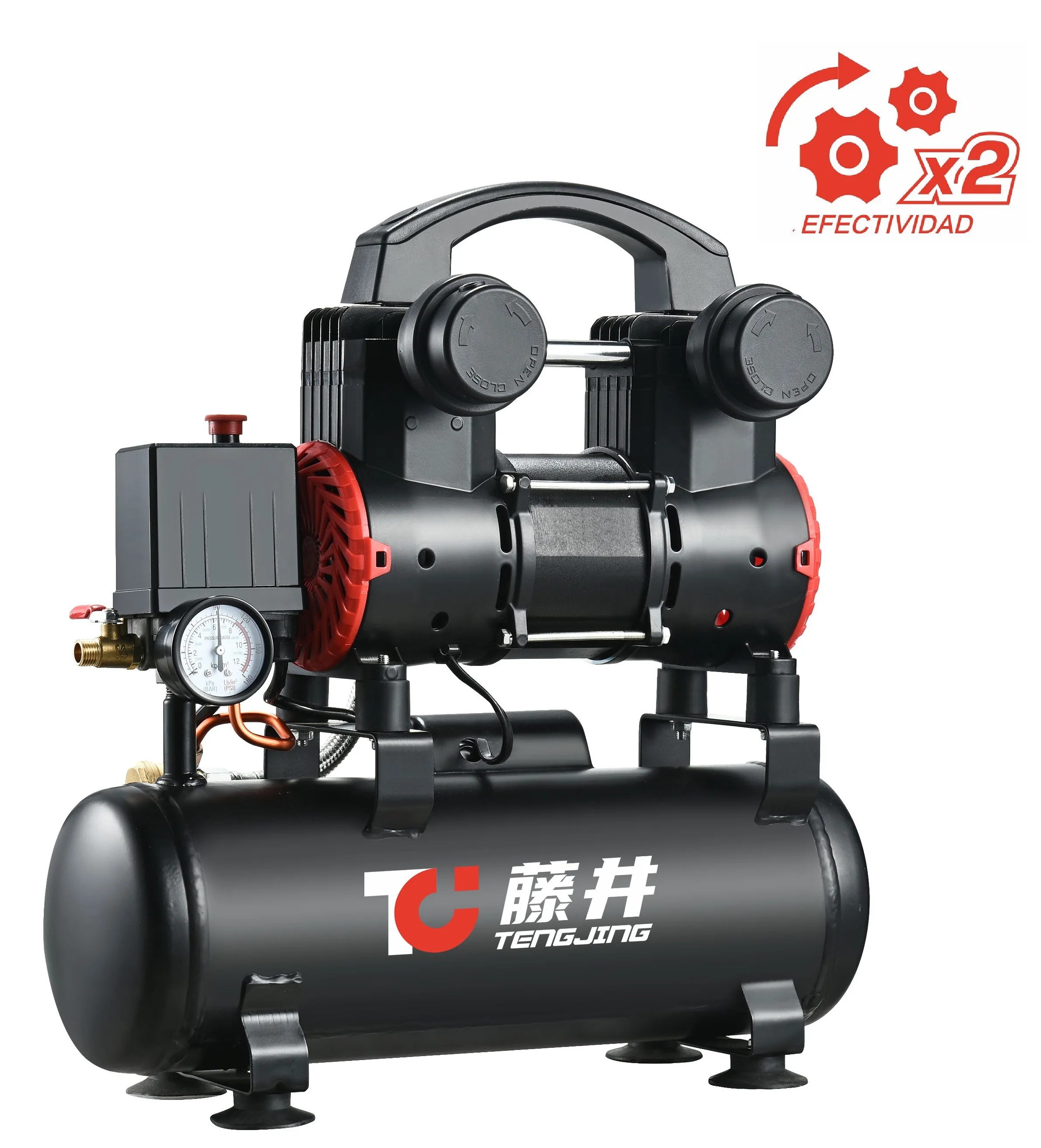 220 voltage air compressor 2800RPM silent air compressor oil free