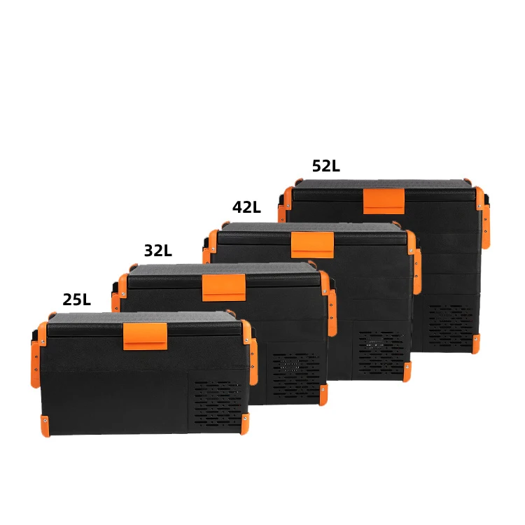 Multiple Capacities Car Portable Compressor Refrigerator Dual-zone Fridge