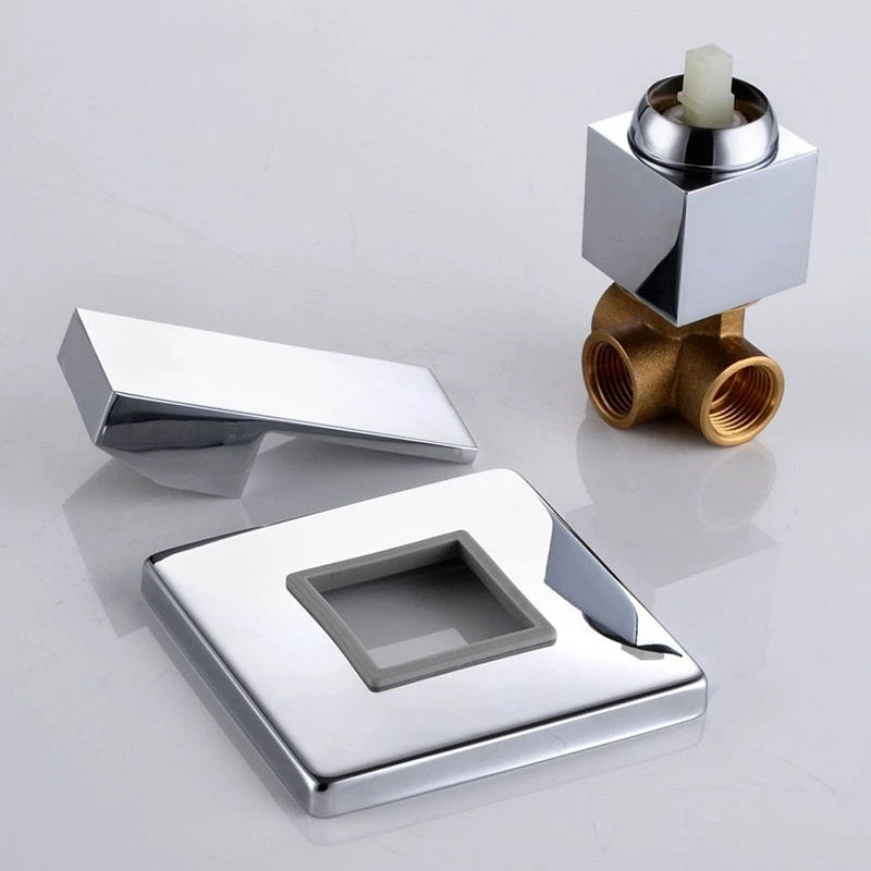 Bathroom In Wall Brass Concealed Basin Faucet Mixer Pressure Balanced Valve Bathroom Shower Mixer Faucet