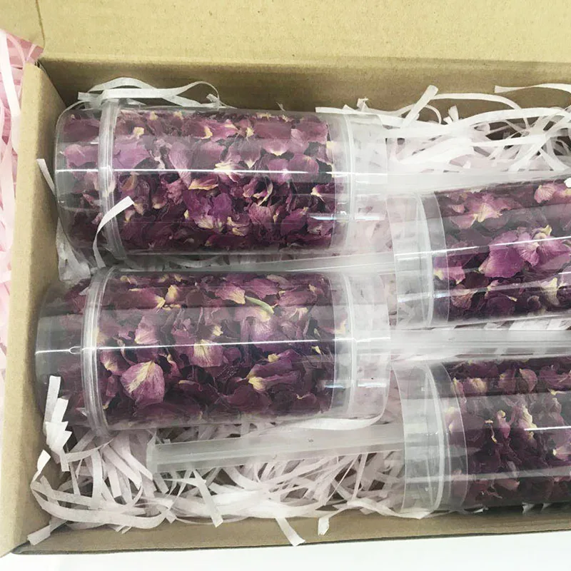 
Real rose petals popper confetti popper dried roses 