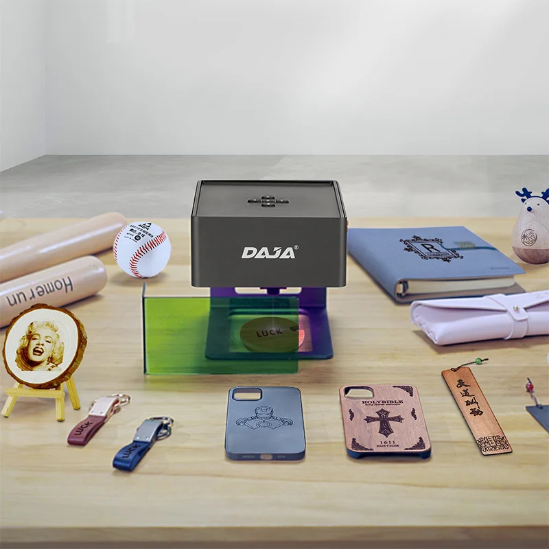DAJA DJ6 APP Control 3W Home Use DIY Hot Laser Engraver Small Portable Mini Logo Machine Fibre Engraving Machines