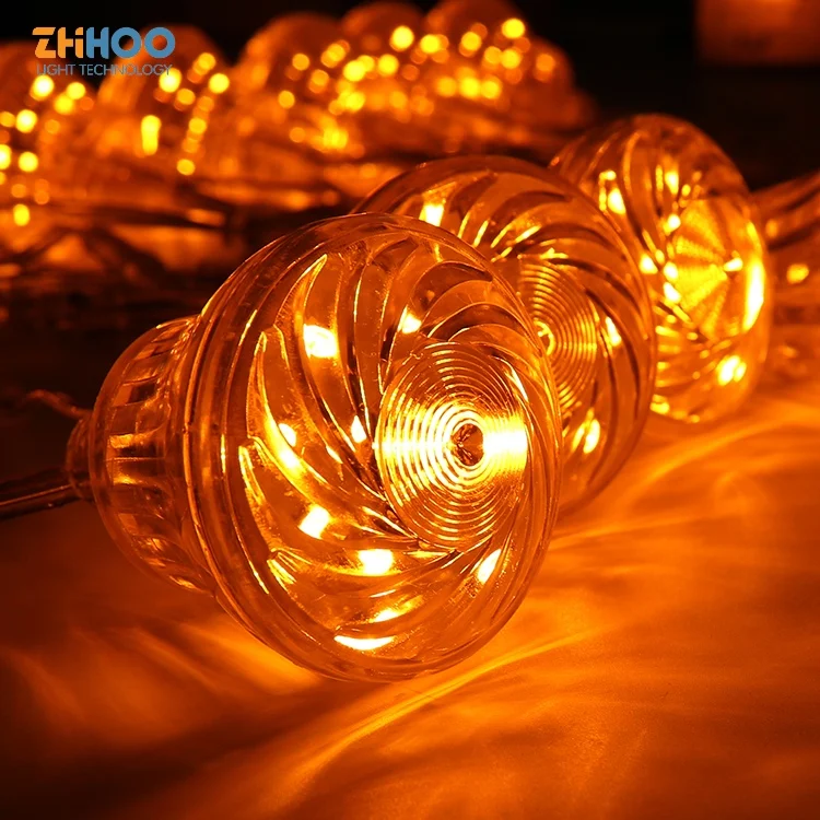 DC24V  60mm 18 cabochon cover led turbo lights plastic lamp cover for letter lighting for outdoor decoration