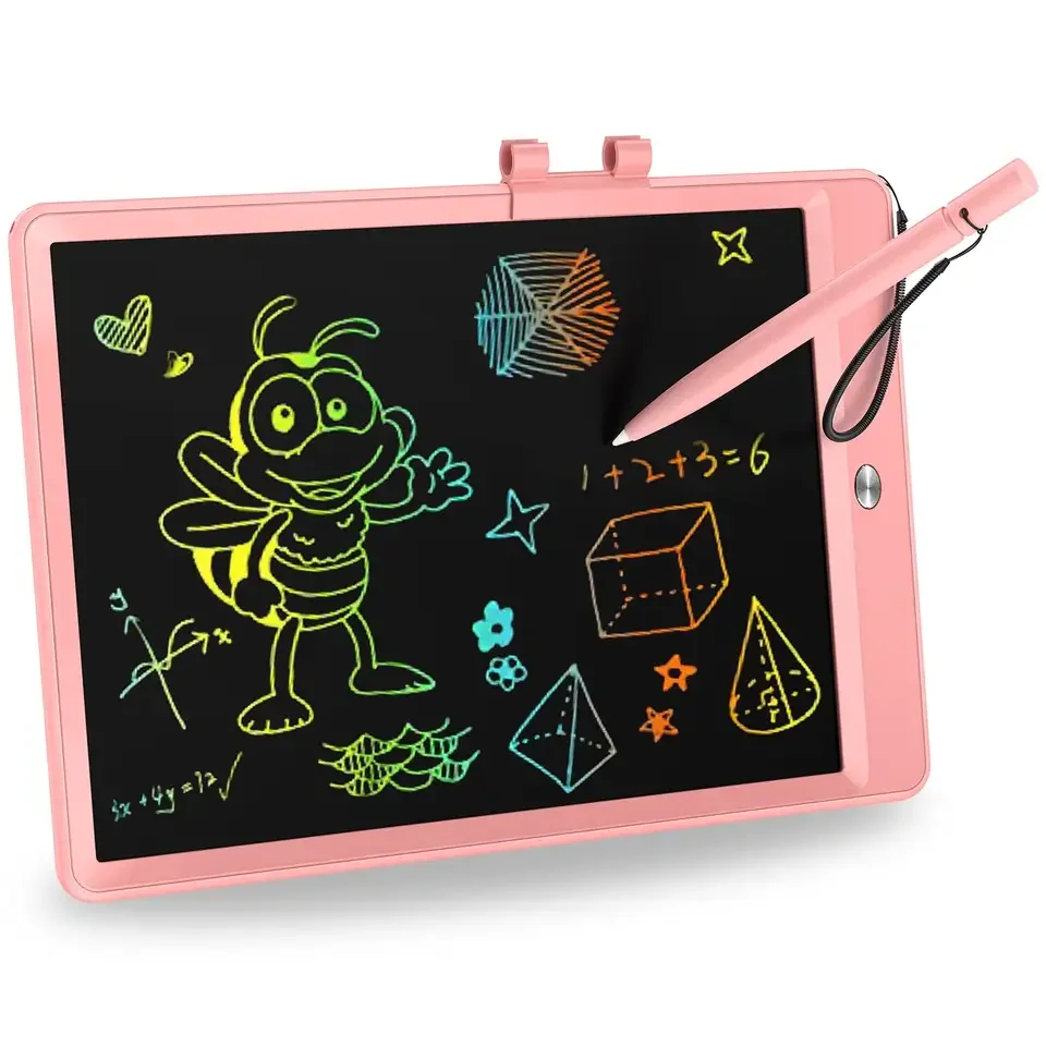 LCD Writing Tablet, 10 Inch Colorful Toddler Doodle Board Drawing Tablet, Erasable Reusable Electronic Drawing Pads