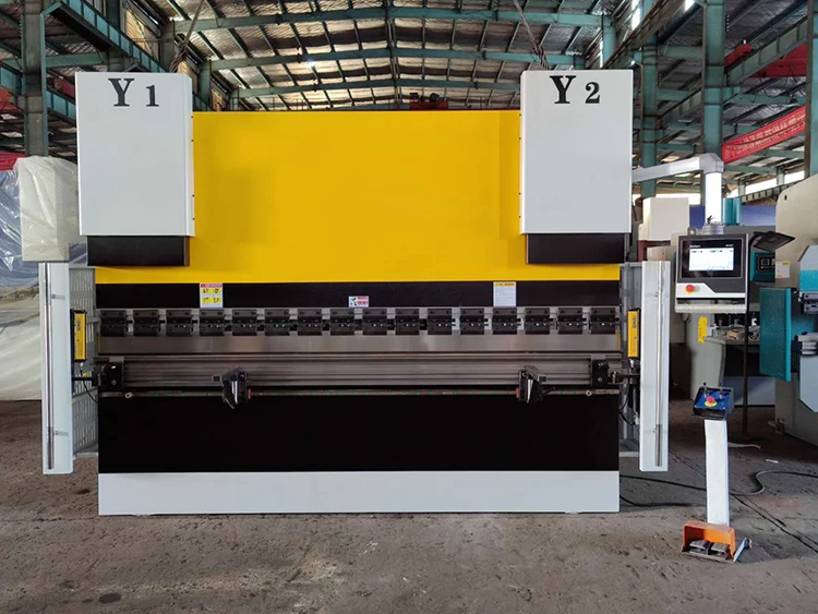 High precision 100 ton 3200mm 6axis CNC electro hydraulic Press Brake With DELEM DA 66t CNC system