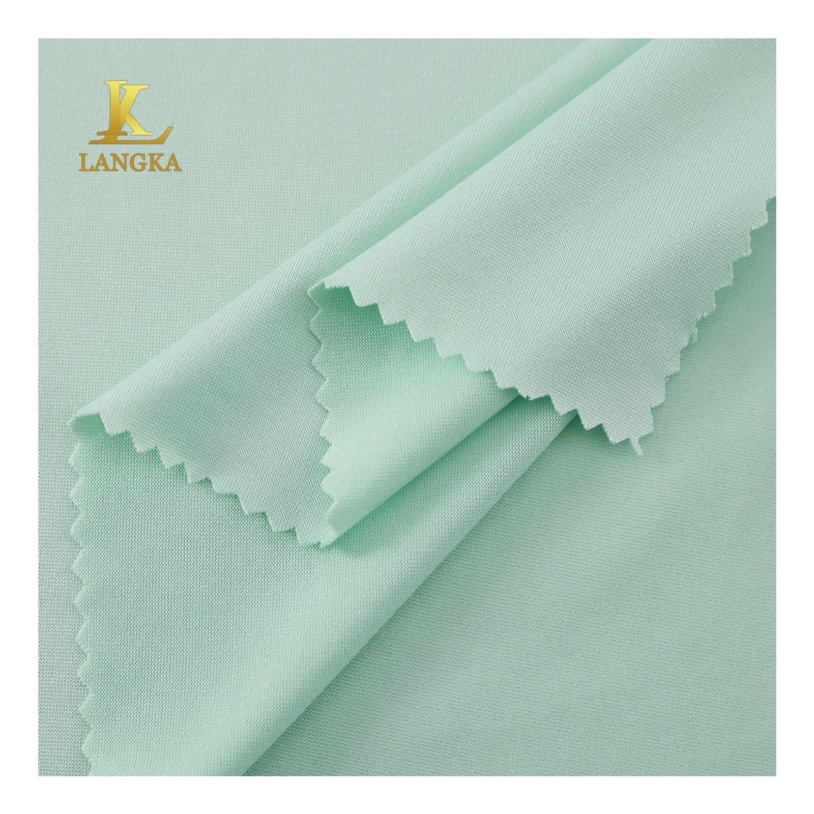 Langka оптовая продажа экологически чистая трикотажная ткань из бамбука и органического хлопка 70 30 для