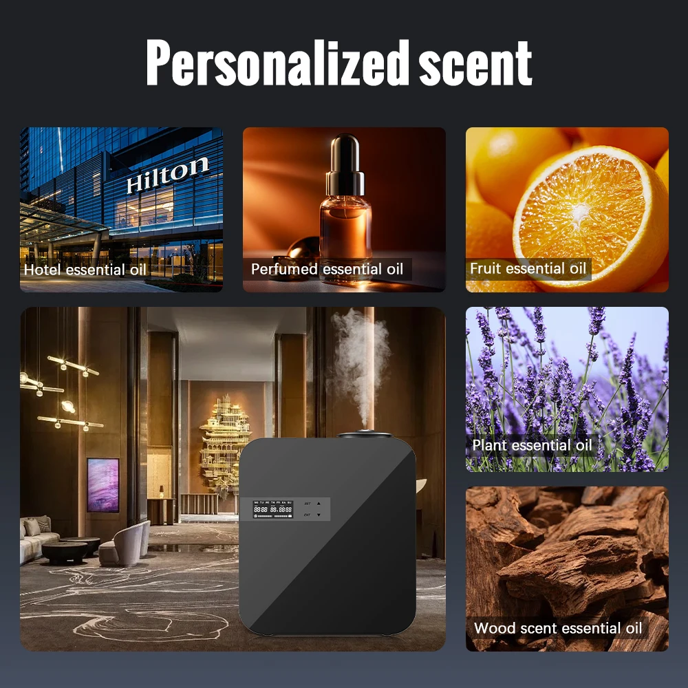 Small Atomized Cold Air Wireless Commercial Aromatherapy Scent Machine Electric High Motor Efficiency Scent Aroma Diffuser