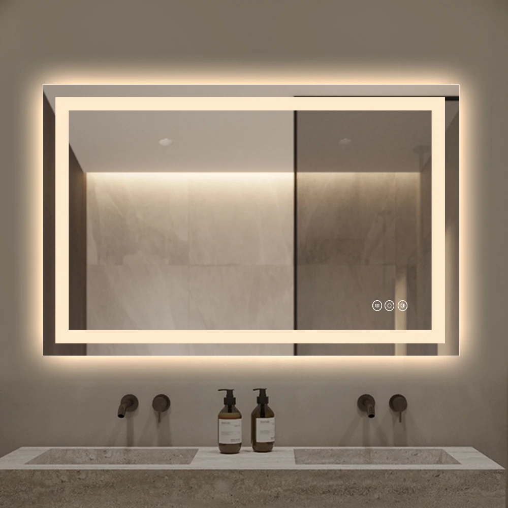 Wholesale Customization LED Bathroom Mirror with Integrated Music play  Speaker House Mirror  LED  Bathroom Mirror