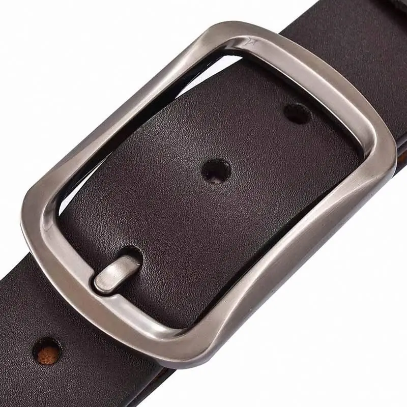 Ремень мужской кожаный на пуговицах, повседневный пояс в стиле ретро с японскими надписями, Молодежный для джинсов