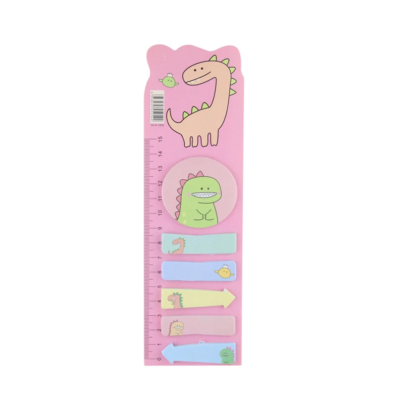 2022 Wholesale Dinosaur Sticky Notes Colorful Memo Notepad Notes Student Stationery Handbook Sticker Bookmark