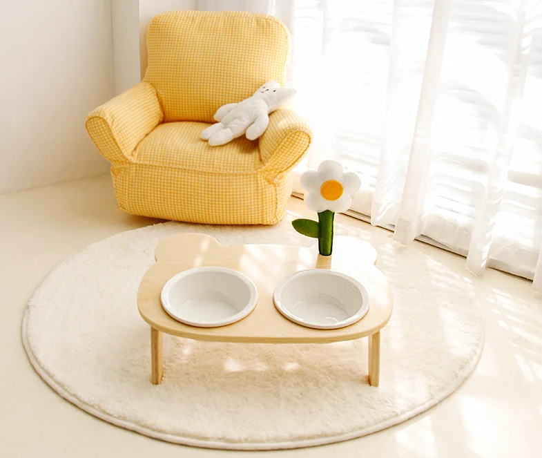 Good quality pet feeder toy pet bow feeder ceramic bowls pets